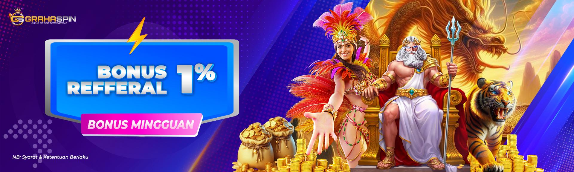 Bonus Refferal Up to 1%
